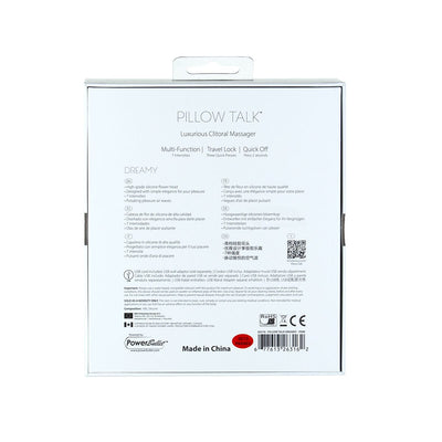 Main image for product index 14: Роскошный вакуумный клиторальный стимулятор Pillow Talk - Dreamy с кристаллом Swarovski