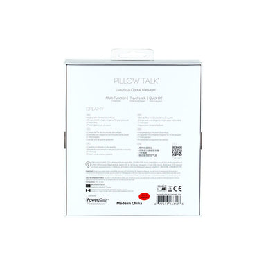 Main image for product index 7: Роскошный вакуумный клиторальный стимулятор Pillow Talk - Dreamy с кристаллом Swarovski