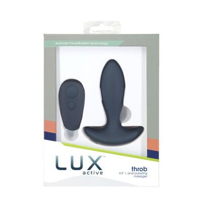Main image for product index 8: Анальная пробка с пульсацией Lux Active – Throb – Anal Pulsating Massager