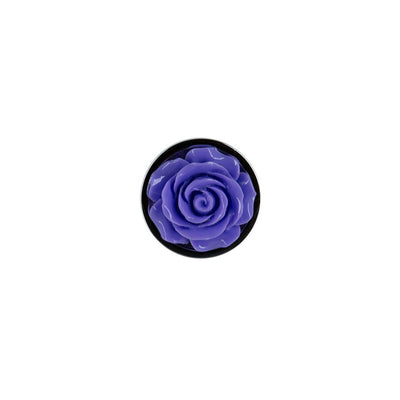 Main image for product index 10: Металева анальна пробка Lux Active з трояндою - Rose Anal Plug, віброкуля в подарунок