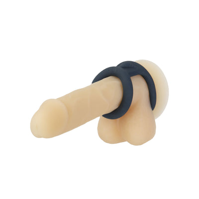 Main image for product index 5: Подвійне ерекційне кільце LUX Active – Tug – Versatile Silicone Cock Ring