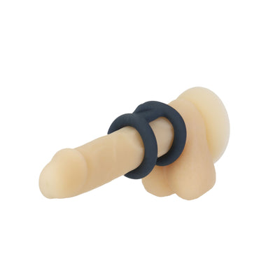 Main image for product index 6: Подвійне ерекційне кільце LUX Active – Tug – Versatile Silicone Cock Ring