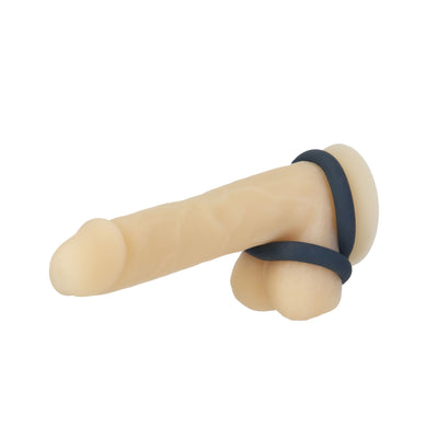 Main image for product index 4: Подвійне ерекційне кільце LUX Active – Tug – Versatile Silicone Cock Ring