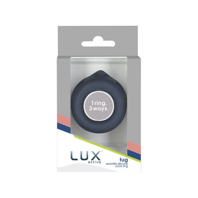 Main image for product index 8: Подвійне ерекційне кільце LUX Active – Tug – Versatile Silicone Cock Ring