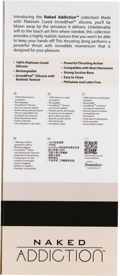 Main image for product index 7: Фаллоимитатор с пульсацией Naked ADDICTION Dominic