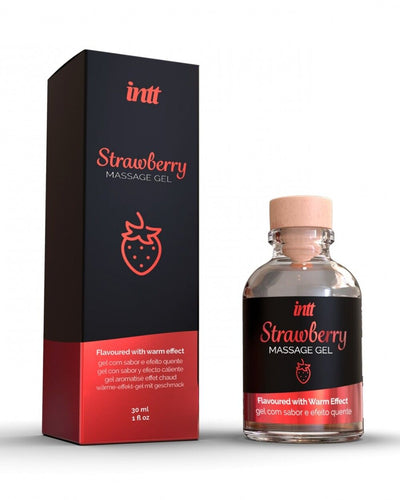 Массажный гель для интимных зон Intt Strawberry - фото 1
