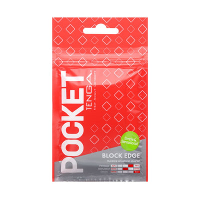 Мастурбатор TENGA Pocket Block Edge - фото 2