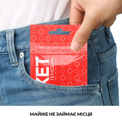 Мастурбатор TENGA Pocket Block Edge - фото 4