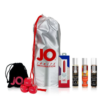 Main image for product index 1: Набор «Персиковый десерт», 3 смазки System JO, вибропуля SugarBoo, кубики System JO