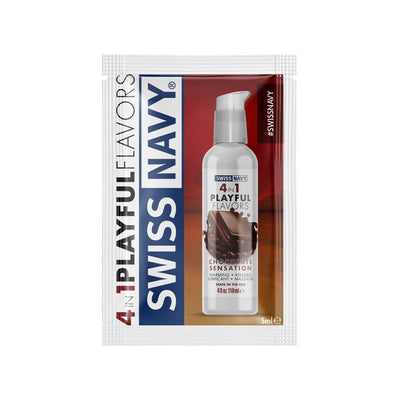 Main image for product index 1: Пробник Swiss Navy 4 in 1 Chocolate Sensation