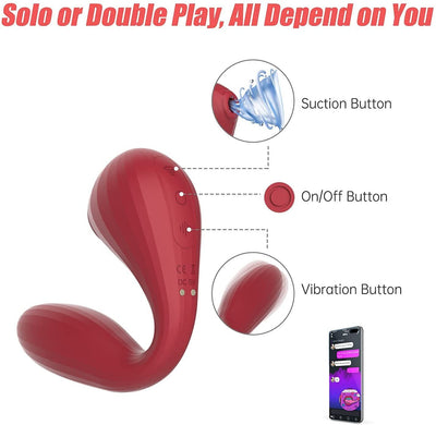 Вакуумный вагинально-клиторальный стимулятор Magic Motion Bobi, управление со смартфона - фото 11
