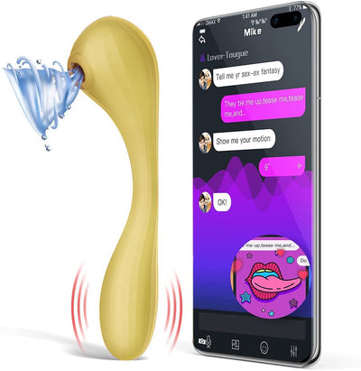 Вакуумный вагинально-клиторальный стимулятор Magic Motion Bobi, управление со смартфона - фото 1