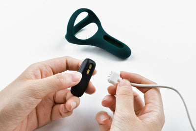 Main image for product index 15: Подвійне ерекційне кільце Fun Town Rise Turquoise, керування зі смартфона