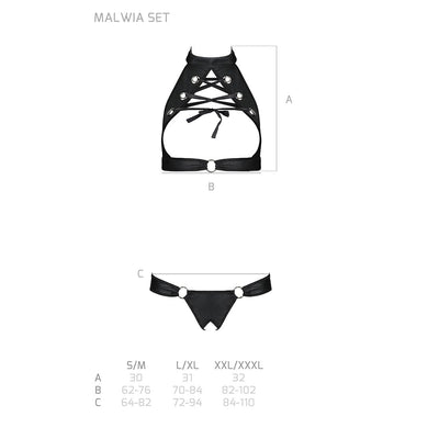 Main image for product index 15: Комплект білизни MALWIA SET with Open Bra