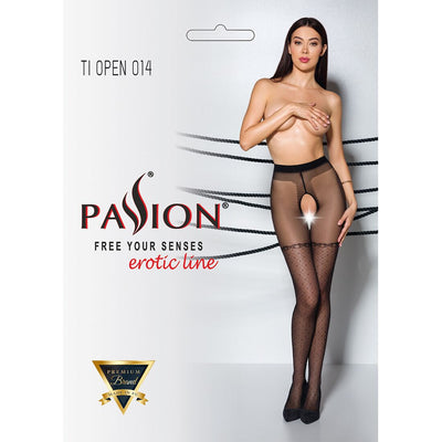 Колготки с открытым доступом Passion TIOPEN 014 (20 den) - фото 40
