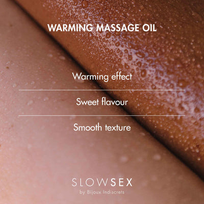Main image for product index 4: Разогревающее съедобное массажное масло Bijoux Indiscrets Slow Sex Warming massage oil