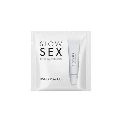 Main image for product index 1: Пробник гель-смазки для мастурбации Bijoux Indiscrets Slow Sex Finger play gel