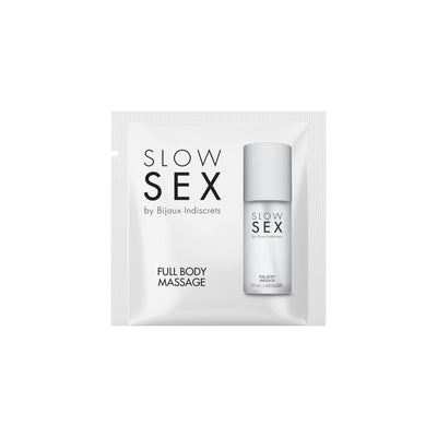 Пробник силиконового геля для массажа всего тела Bijoux Indiscrets Slow Sex Full body massage - фото 1
