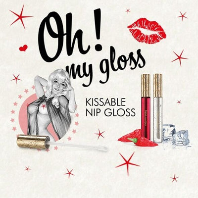 Main image for product index 2: Набір блисків для сосків Bijoux Indiscrets Kissable Nip Gloss DUET