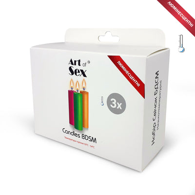 Main image for product index 4: Набор восковых свечей Art of Sex, низкотемпературные, люминисцентные