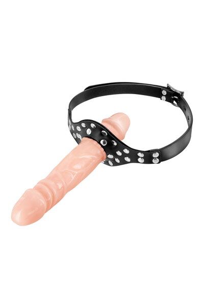 Кляп із подвійним фалоімітатором Fetish Tentation – Double Penis Gag - фото 1