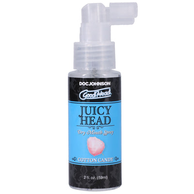 Main image for product index 1: Увлажняющий оральный спрей Doc Johnson GoodHead – Juicy Head Dry Mouth Spray – Cotton Candy