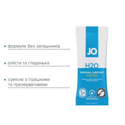 Main image for product index 4: Набір лубрикантів Foil Display Box – JO H2O Lubricant – Original