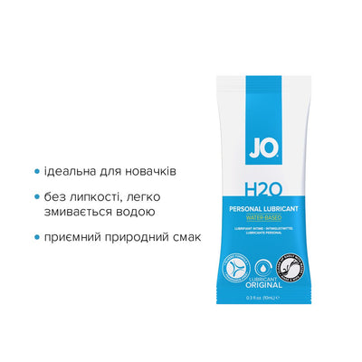 Main image for product index 3: Набір лубрикантів Foil Display Box – JO H2O Lubricant – Original