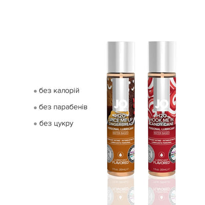 Набор лубрикантов JO Naughty or Nice Gift Set – Candy Cane & Gingerbread - фото 3