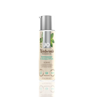 Main image for product index 1: Масажна олія JO Naturals Massage Oil Peppermint & Eucalyptus з ефірними оліями