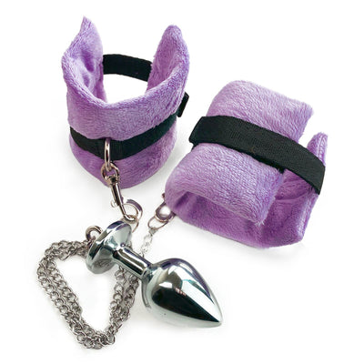 Main image for product index 6: Наручники з металевою анальною пробкою Art of Sex Handcuffs with Metal Anal Plug