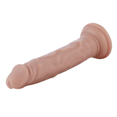 Main image for product index 1: Реалистичный фаллоимитатор для секс-машин Hismith 7.5″ Flexible Silicone Dildo, система KlicLok