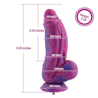Main image for product index 5: Фаллоимитатор для секс-машин Hismith Silicone Fantasy Series Dildo, система крепления KlicLok