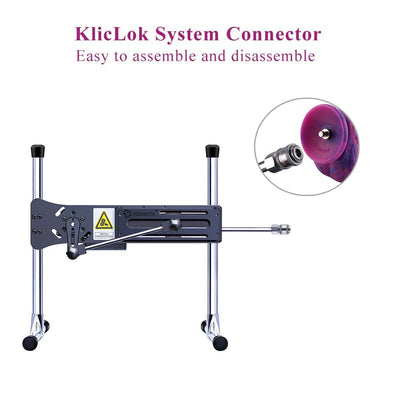 Main image for product index 4: Фаллоимитатор для секс-машин Hismith Silicone Fantasy Series Dildo, система крепления KlicLok