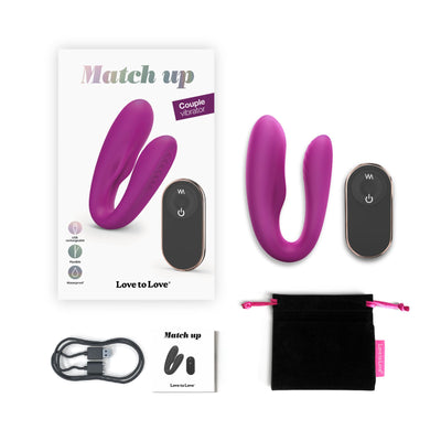 Вибратор для пар Love To Love MATCH UP - MIDNIGHT INDIGO - фото 14