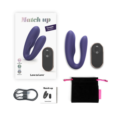 Вибратор для пар Love To Love MATCH UP - MIDNIGHT INDIGO - фото 7