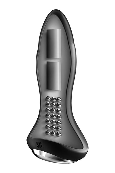 Анальная смарт вибропробка с жемчужным массажем Satisfyer Rotator Plug 1 - фото 11