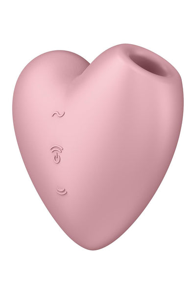 Вакуумный стимулятор-сердечко с вибрацией Satisfyer Cutie Heart - фото 8