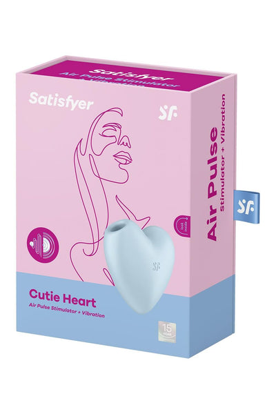 Вакуумный стимулятор-сердечко с вибрацией Satisfyer Cutie Heart - фото 7