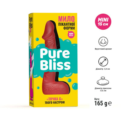 Крафтове мило-член із присоскою Pure Bliss MINI - фото 85