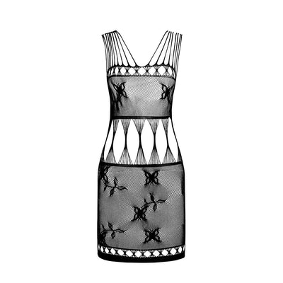 Main image for product index 19: Бодістокінг мінісукня з метеликами Passion BS090