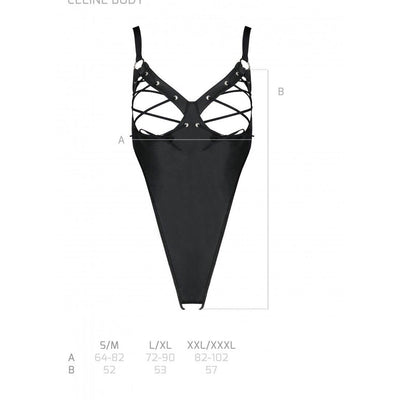 Main image for product index 7: Боди из экокожи Passion CELINE BODY