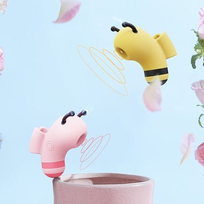 Main image for product index 13: Вакуумный стимулятор с микротоками KISSTOY CuteVibe Beebe, на палец