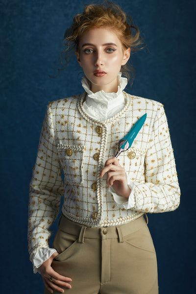 Main image for product index 11: Вишуканий вібратор Knight Jenay FLOWERS & SWORD, маска, стрічка та лубрикант у комплекті