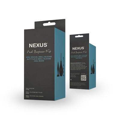 Набір новачка для анальної стимуляції Nexus ANAL BEGINNER KIT, спринцівка, анальне намисто і пробка - фото 4