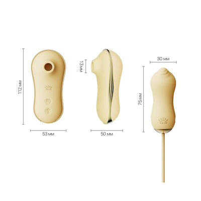 Main image for product index 18: Набор 2в1 Zalo — UNICORN, виброяйцо + вакуумный стимулятор