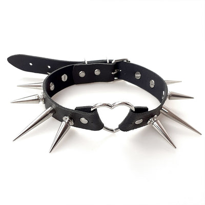 Main image for product index 8: Чокер Серце з великими шипами Art of Sex - Crystal