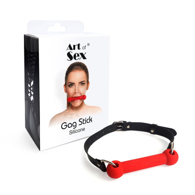 Main image for product index 9: Кляп-палка на ремнях Art of Sex – Gag Stick Silicon