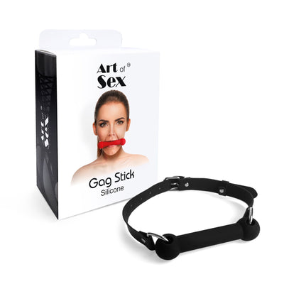 Main image for product index 4: Кляп-палка на ремнях Art of Sex – Gag Stick Silicon