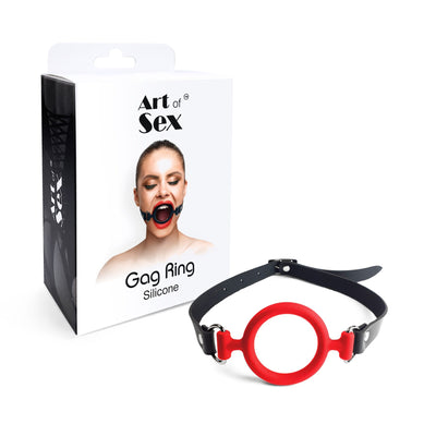 Кляп-розширювач силіконове кільце Art of Sex – Gag ring - фото 7